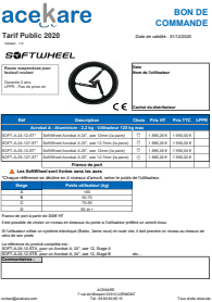 Miniature bon de commande softwheel