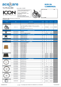 Bon de commande Iconchair