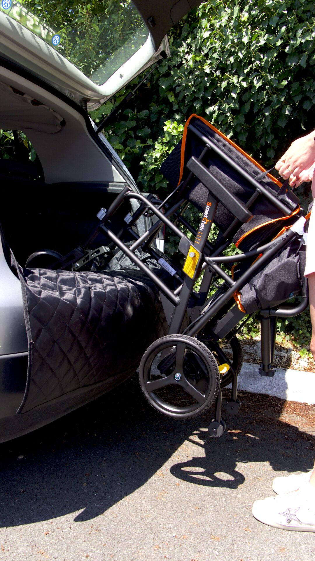 Mise en coffre simplifiée du SmartChair Lite.